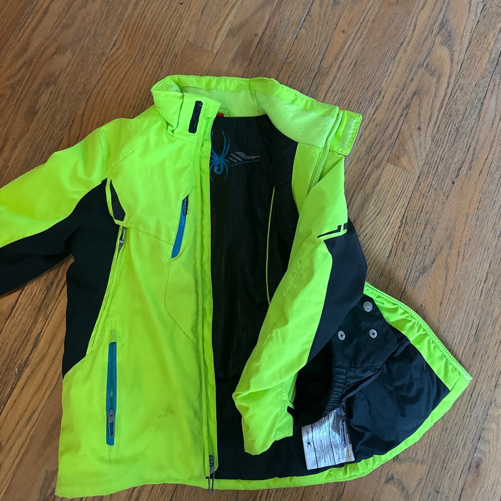 Spyder boys insulated ski jacket size 10